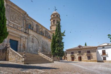 Santa Maria Meydanı 'ndaki Katedral - Baeza, Jaen, İspanya