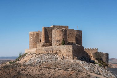 Consuegra Şatosu (La Muela Kalesi) - Consuegra, Castilla-La Mancha, İspanya