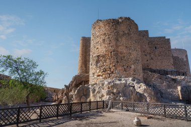 Albarrana Tower at Consuegra Castle (Castle of La Muela) - Consuegra, Castilla-La Mancha, Spain clipart