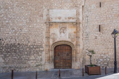 La Magdalena Church Door - Jaen, Spain clipart