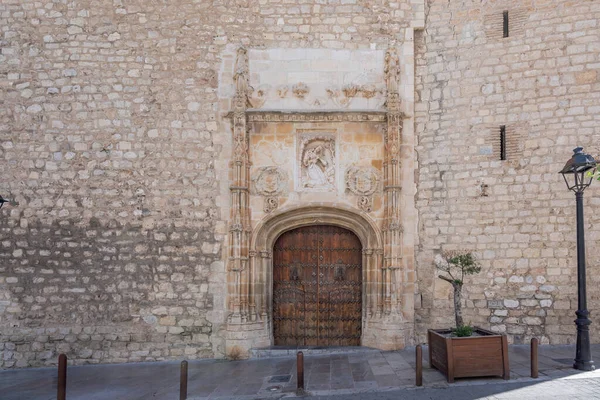 Puerta Iglesia Magdalena Jaén España — Foto de Stock
