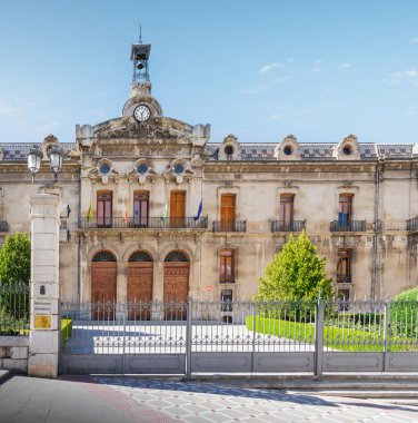 Jaen, İspanya - 31 Mayıs 2019: Jaen İl Sarayı - Jaen, İspanya