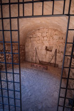 Jaen, İspanya - 1 Haziran 2019: Santa Catalina Kalesi - Jaen, İspanya