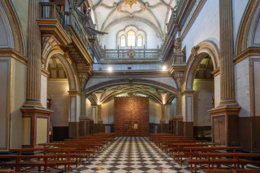 Ubeda, İspanya - 2 Haziran 2019: Kurtarıcının Kutsal Şapeli (Sacra Capilla del Salvador) İçişleri - Ubeda, Jaen, İspanya