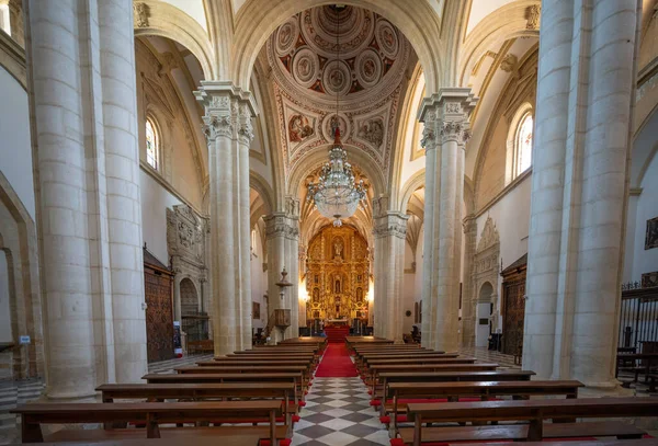 Baeza Espanha Junho 2019 Baeza Cathedral Altar Nave Baeza Jaen — Fotografia de Stock
