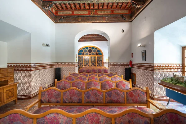 Jaen Spanya Haziran 2019 Memur Iranzo Sarayı Mudejar Salonu Palacio — Stok fotoğraf