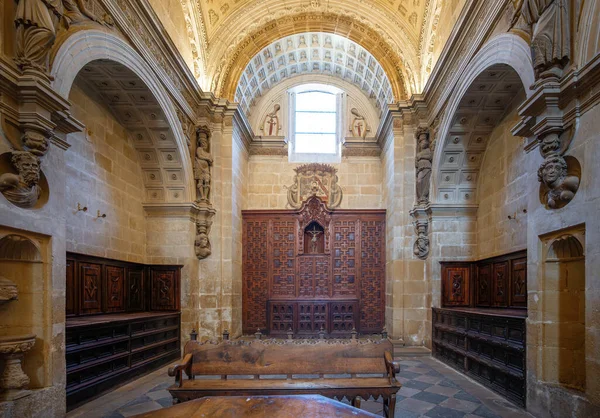 Ubeda Spain Jun 2019 Sacristy Holy Chapel Savior Sacra Capilla — стокове фото