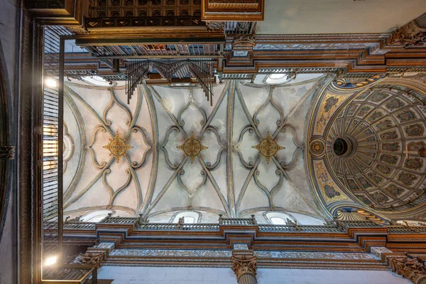 Ubeda Hiszpania Czerwca 2019 Sufit Świętej Kaplicy Zbawiciela Sacra Capilla — Zdjęcie stockowe