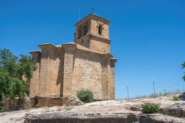 Iglesia de la Villa Kilisesi eski Montefrio Şatosu - Montefrio, Endülüs, İspanya