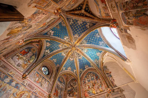 스페인 톨레도 Mar 2019 Saint Blaise Chapel San Blas Ceiling — 스톡 사진