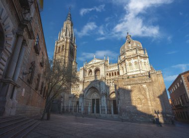 Toledo Katedrali Plaza del Ayuntamiento Meydanı - Toledo, İspanya