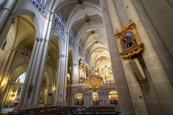Toledo Spanya Mart 2019 Toledo Katedrali Çişleri Retrochoir Toledo Spanya — Stok fotoğraf