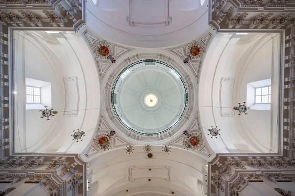 Toledo Spain Mar 2019 Jesuit Church Ceiling Church San Ildefonso — стоковое фото