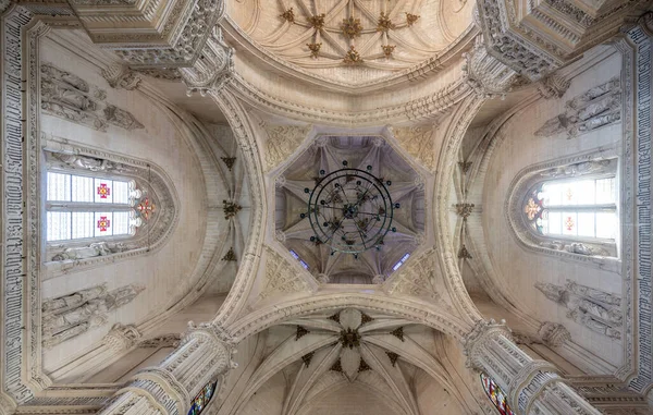 Tolède Espagne Mars 2019 Plafond Église Monastère San Juan Los — Photo
