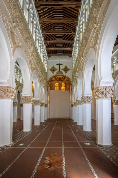 Toledo Spain Mar 2019 Synagogue Santa Maria Blanca Interior Toledo — 스톡 사진