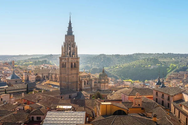 Vista Aérea Catedral Toledo Toledo España — Foto de Stock