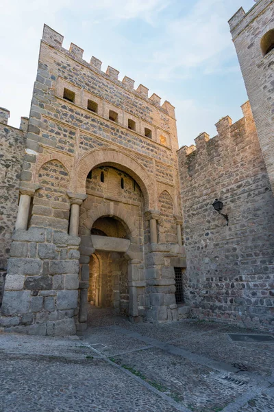 Puerta Alfonso Gate Puerta Bisagra Toledo Spain — Stock Photo, Image
