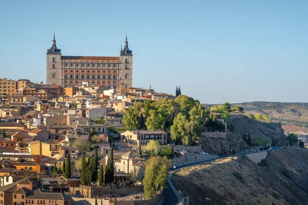 Alcázar Toledo Skyline Toledo España — Foto de Stock