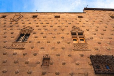 Casa de las Conchas (Kabuk Evi) Cephesi - Salamanca, İspanya