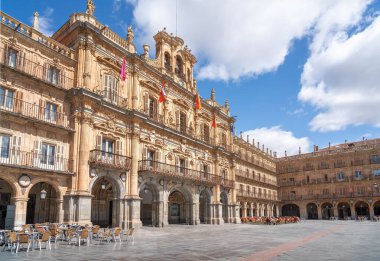 Plaza Belediye Başkanı Meydanı - Salamanca, İspanya