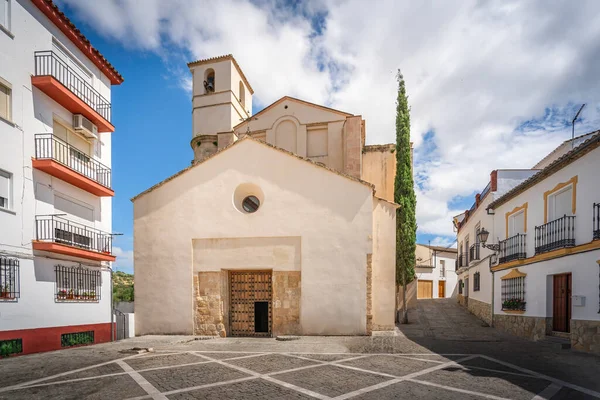 Fassade Der Kirche Encarnacion Setenil Las Bodegas Andalusien Spanien — Stockfoto