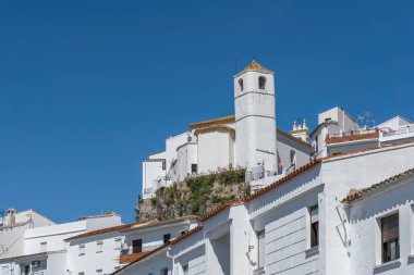 San Juan de Letran Kilisesi Saat Kulesi - Zahara de la Sierra, Endülüs, İspanya