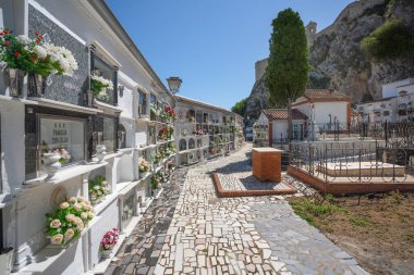 Olvera, İspanya - 12 Mayıs 2019: Olvera, Endülüs, İspanya