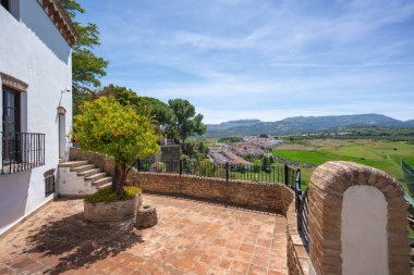 Ronda, İspanya - 28 Nisan 2019 Mondragon Sarayı ve Müzesi - Ronda, Endülüs, İspanya