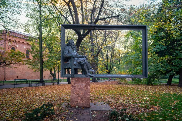 Озил Польша Озил 2019 Памятник Яну Матейко Озил Польша — стоковое фото