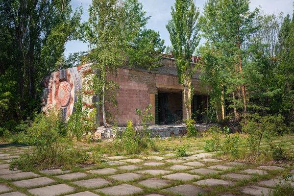 Τσερνομπίλ Ουκρανία Αυγ 2019 Κινηματογράφος Προμηθέας Pripyat Ζώνη Αποκλεισμού Τσερνομπίλ — Φωτογραφία Αρχείου