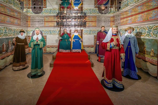 Stock image Kyiv, Ukraine - Aug 10, 2019: Monarch Yaroslav the Wise and Kievan Rus State at Making of the Ukrainian Nation Museum - Kiev, Ukraine