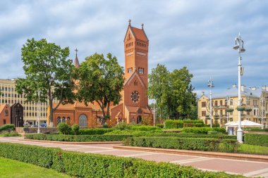 Azizler Kilisesi Simon ve Helena - Minsk Kızıl Kilisesi - Minsk, Belarus