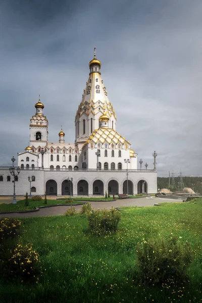 Iglesia Conmemorativa Todos Los Santos Minsk Bielorrusia — Foto de Stock