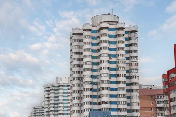 Ere Soviétique Bâtiments Résidentiels Étages Kukuruza Minsk Biélorussie — Photo