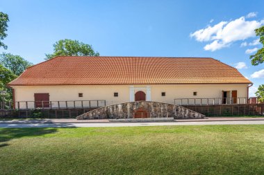 Cesis, Letonya - 21 Temmuz 2019: Kuzey Doğal Tıp Müzesi - Cesis, Letonya