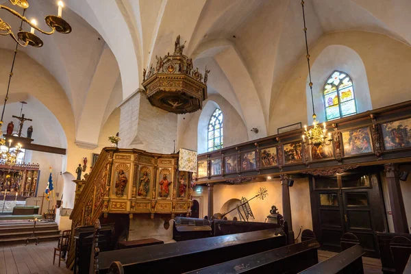 Tallinn Estonya Haziran 2019 Kutsal Ruh Kilisesi Çişleri Tallinn Estonya — Stok fotoğraf