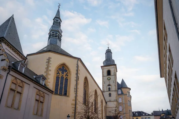 Igreja São Miguel Cidade Luxemburgo Luxemburgo — Fotografia de Stock