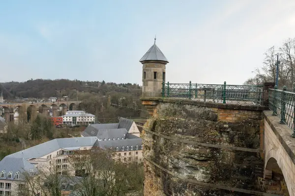 Spanischer Turm Luxemburg Stadt Luxemburg — Stockfoto