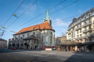 Lozan, İsviçre - Saint-Francois Kilisesi (St. Francis Kilisesi) - Lozan, İsviçre