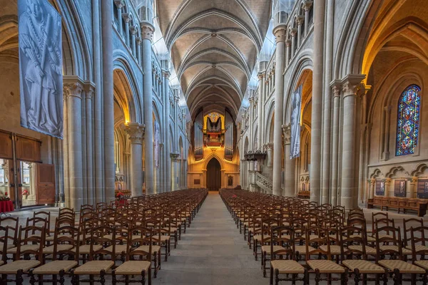 Lozan Sviçre Aralık 2019 Lozan Katedrali Lozan Sviçre — Stok fotoğraf