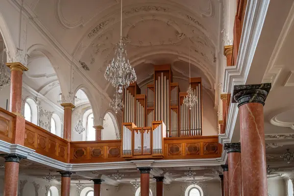 瑞士苏黎世 2019年11月21日 圣彼得教堂管风琴 瑞士苏黎世 — 图库照片