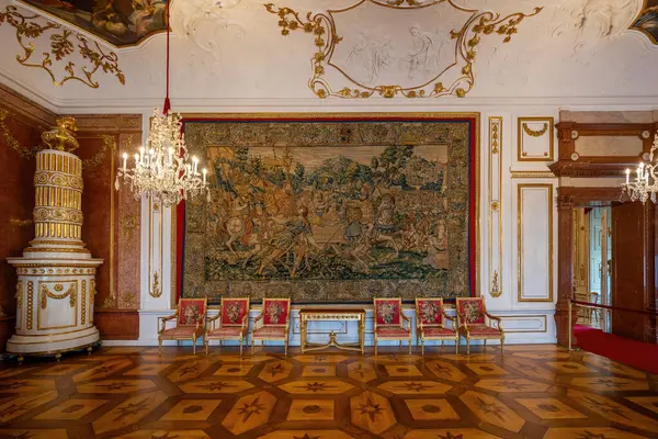 Salzburg Ausztria 2019 November Közönségterem Domquartier Múzeumok Maradványainak Állami Terme — Stock Fotó