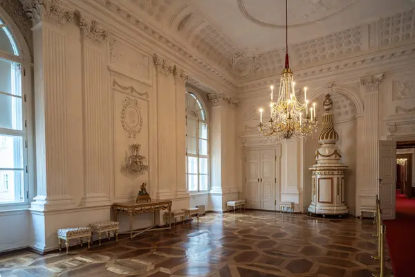Salzburg Austria Listopada 2019 Biała Sala Pomieszczenia Państwowe Rezydenckiej Części — Zdjęcie stockowe