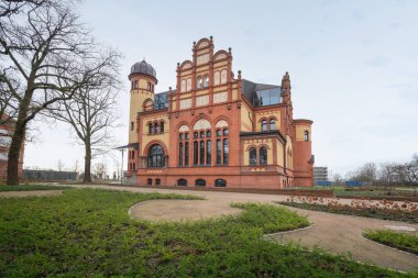 Schwerin, Almanya - Ocak 05, 2020: Eski Subaylar Kumarhanesi - Schwerin, Almanya