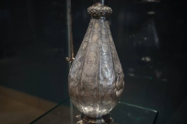 Budapest, Hungary - Oct 22, 2019: Animal Ewer - part of Seuso Treasure at Hungarian National Museum - Budapest, Hungary clipart