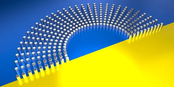 Ukraine Flagge Abstimmung Konzept Für Parlamentswahlen Illustration — Stockfoto