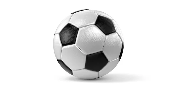 Футбольный Мяч Белом Фоне Иллюстрация — стоковое фото
