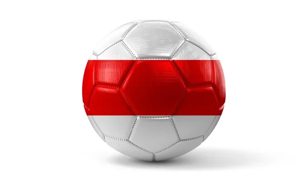 Беларусь Национальный Флаг Футбольном Мяче Иллюстрация — стоковое фото