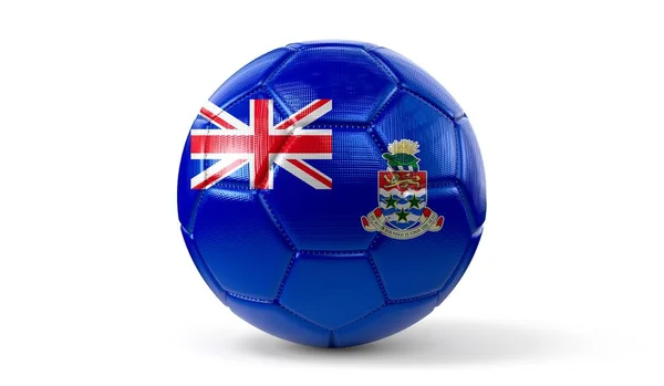 Ilhas Virgens Britânicas Bandeira Nacional Bola Futebol Ilustração — Fotografia de Stock