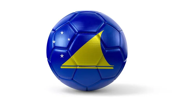 Tokelau Bandeira Nacional Bola Futebol Ilustração — Fotografia de Stock